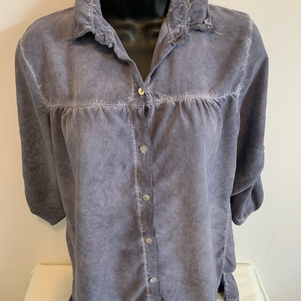 Boho-Lace Embellished Dress Shirt-UNE-Made in Italy-Romantic